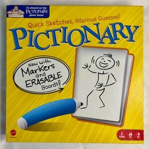 Mattel PICTIONARY classic Game to enjoy with family and friends
